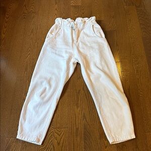 Nare white cropped jeans S/26